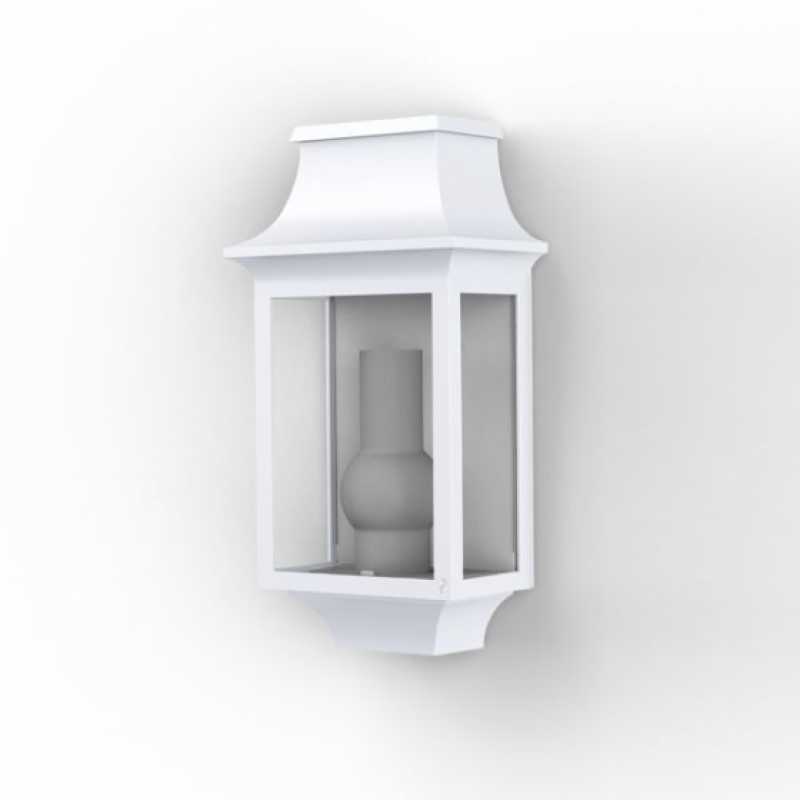 antike Wandlampe außen
